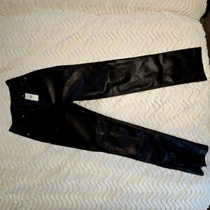 Express womans leather pants